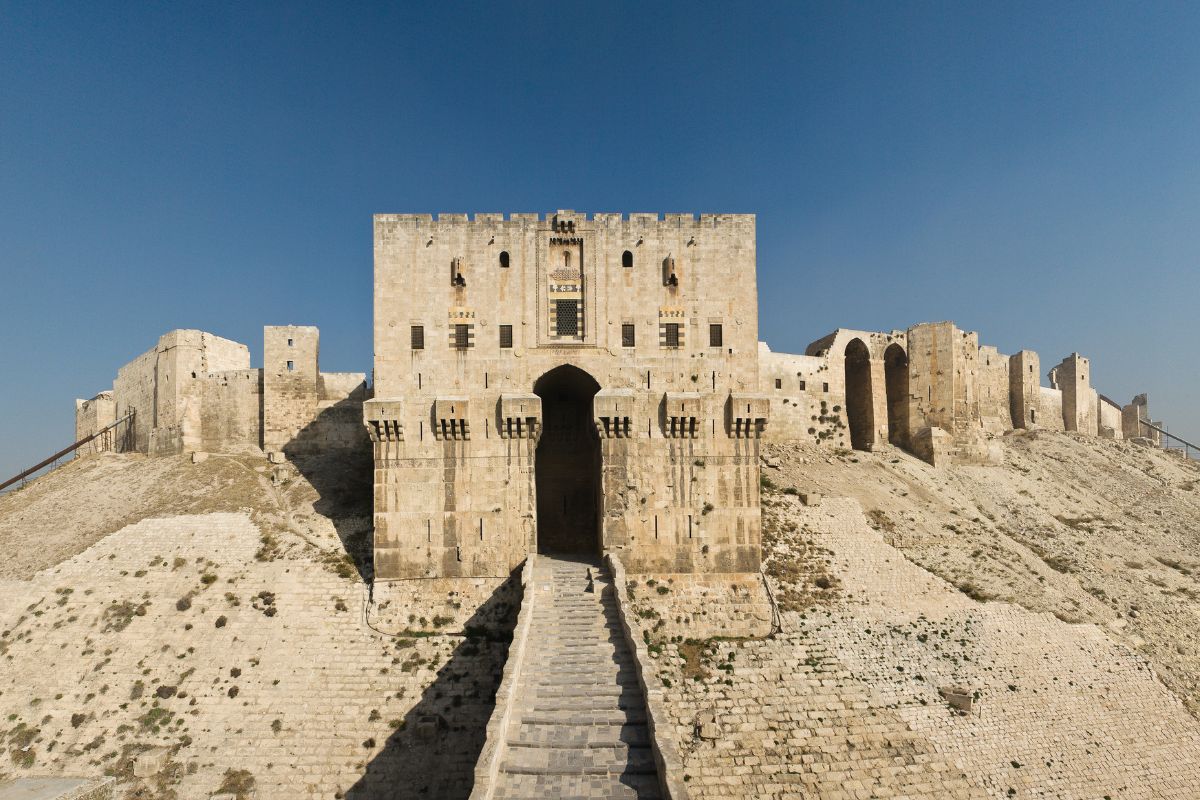 The Citadel of Aleppo in Syria